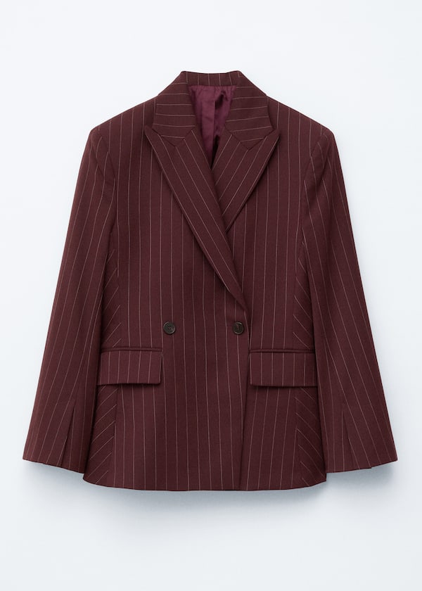Double-Breasted Wool Blazer