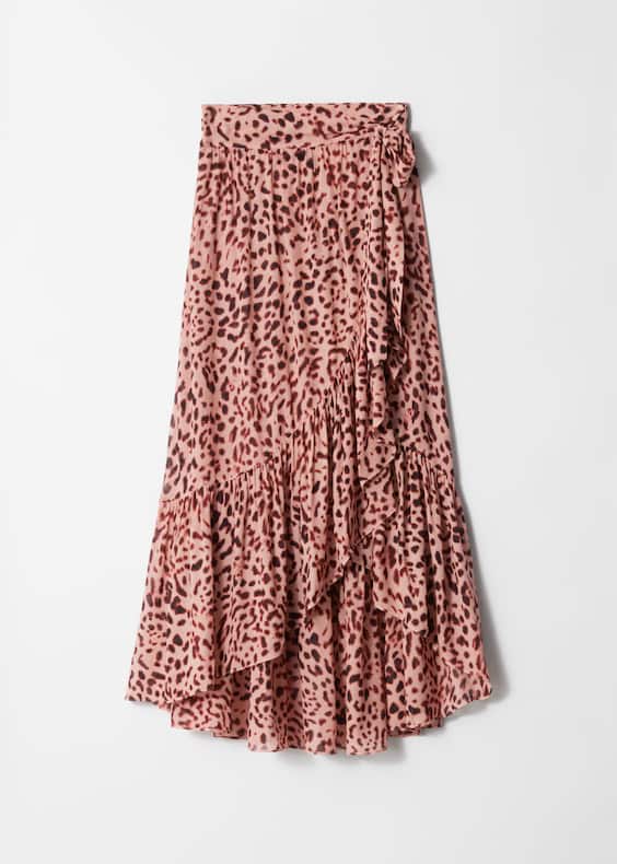 Wrap Midi Skirt