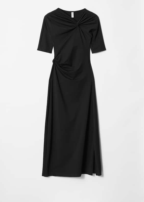Ruched Midi Dress