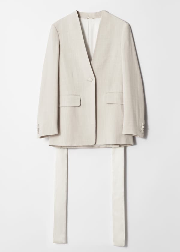 Collarless Blazer