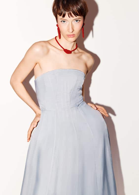 Flared Midi Dress