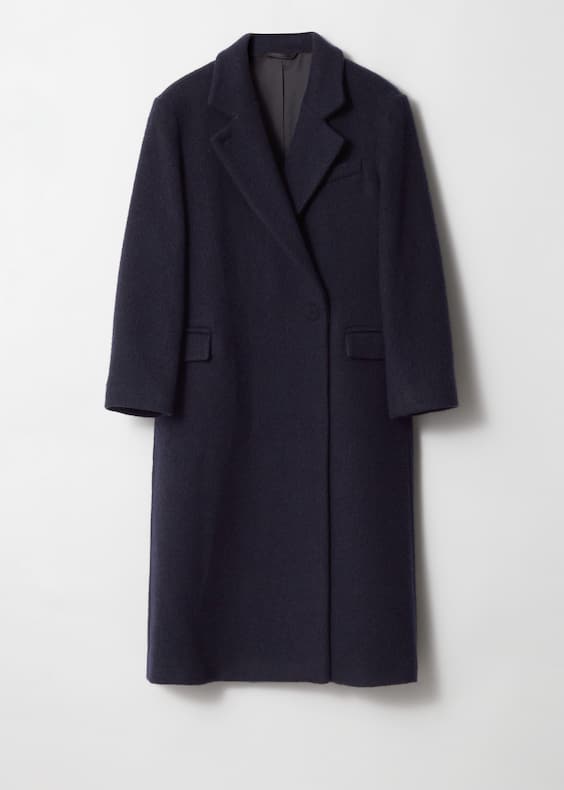 Double-Breasted Wool Coat