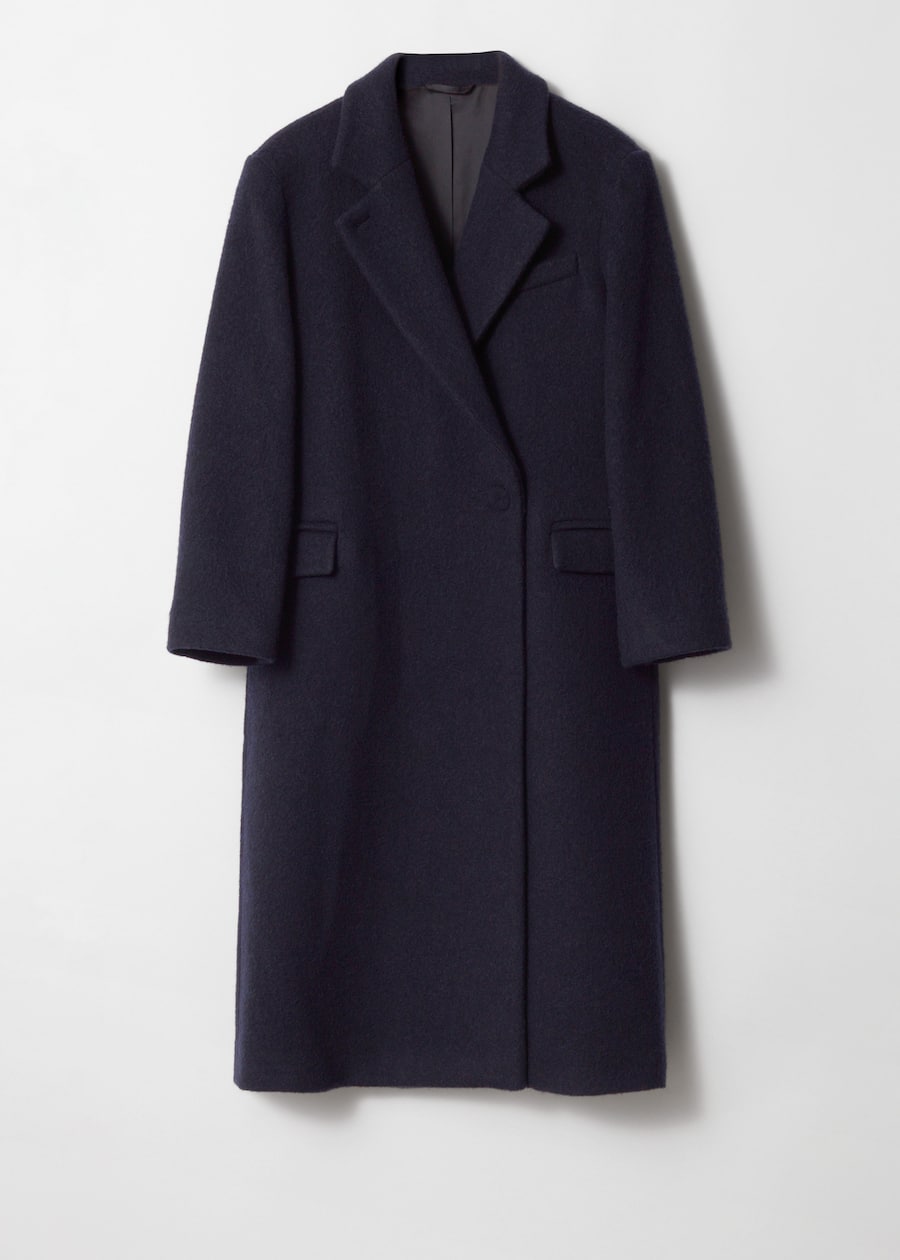 Double-Breasted Wool Coat