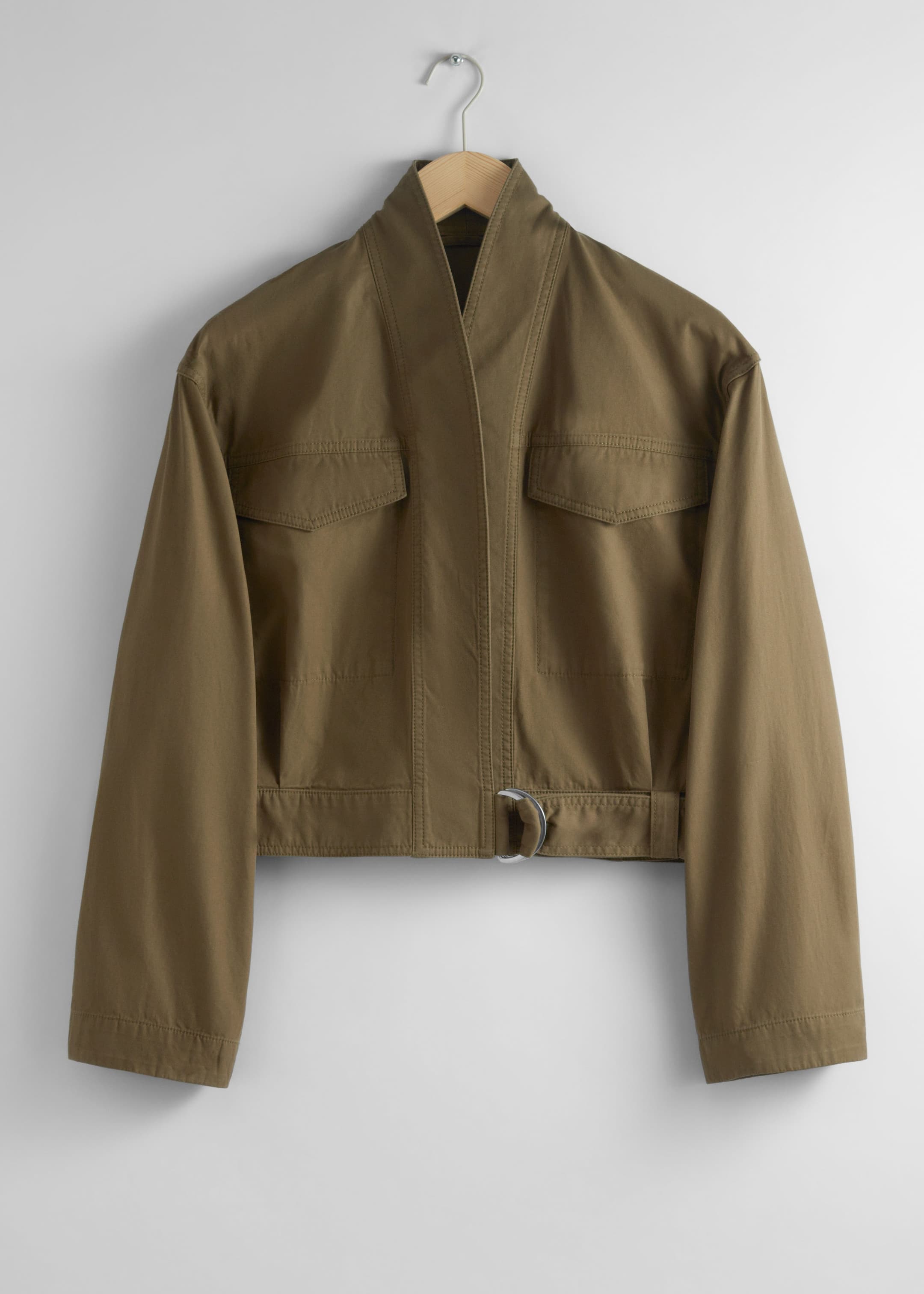 Shawl-Collar Jacket - Beige - Still Life