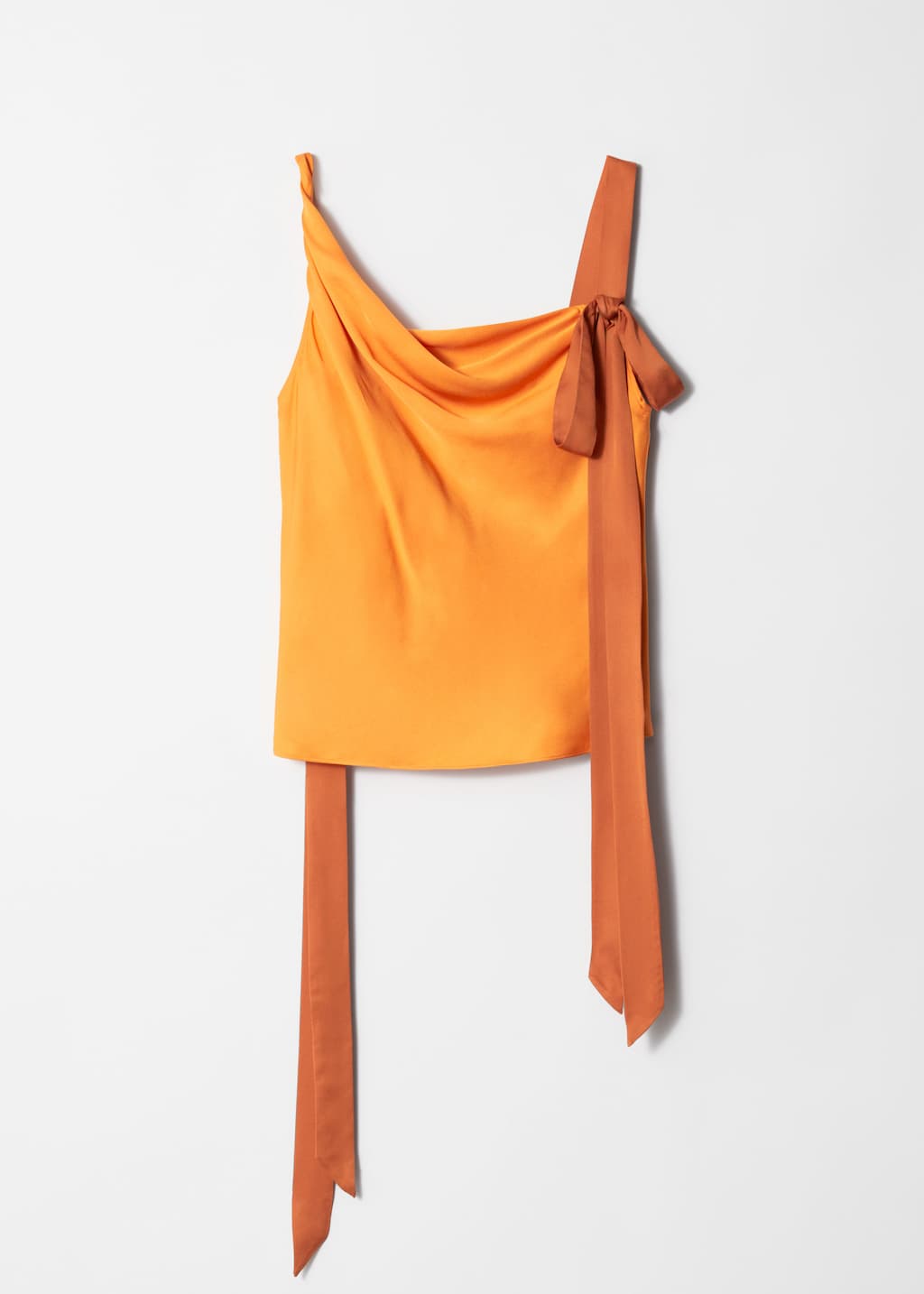 Ribbon Camisole Top - Orange - Tanktops & Camisoles