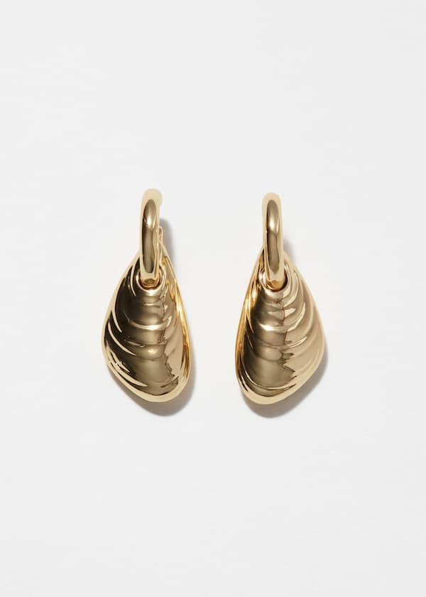 Pendant Hoop Earrings