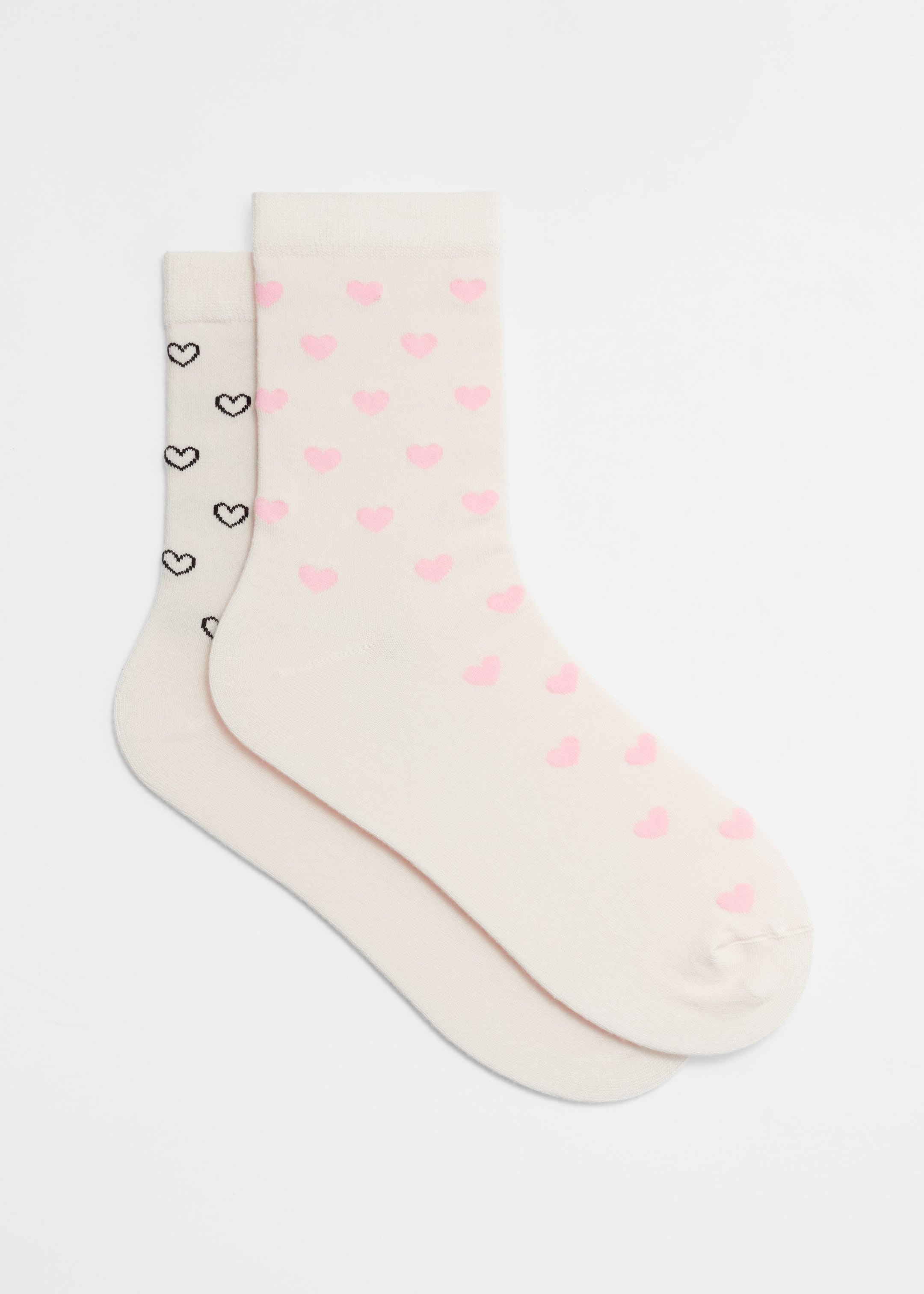 Image of 2Pack Heart Motif Socks