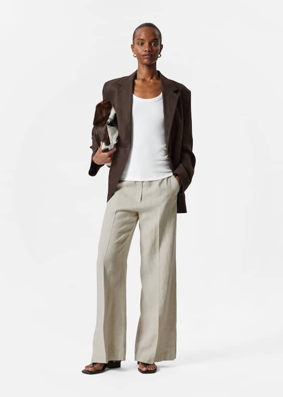 Tailored Linen Trousers