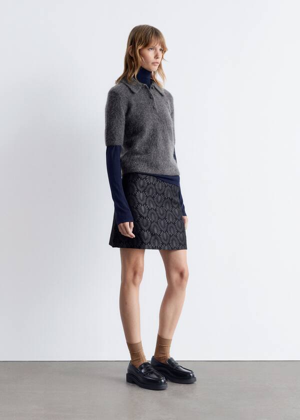 Brocade Mini Skirt