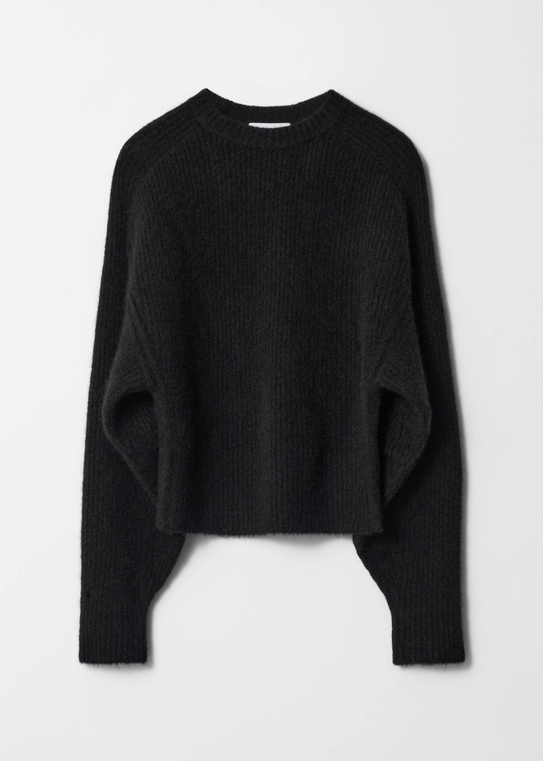 Ribbed-Knit Mock-Neck Jumper