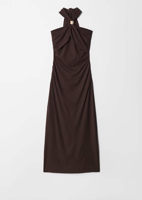 Halterneck Midi Dress