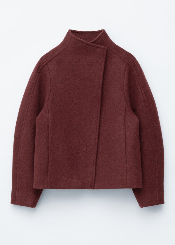 Asymmetric Wool Jacket