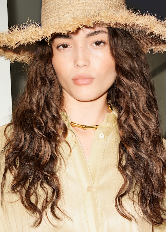 Frayed Raffia Hat