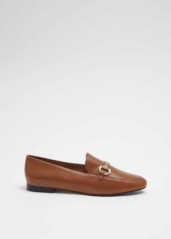 Equestrian Buckle Loafers
