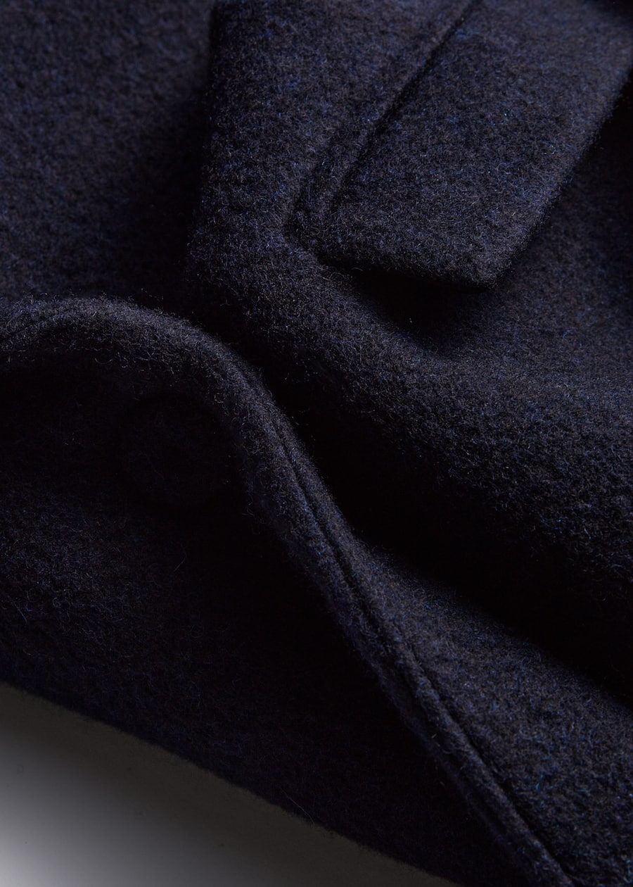 Double-Breasted Wool Coat