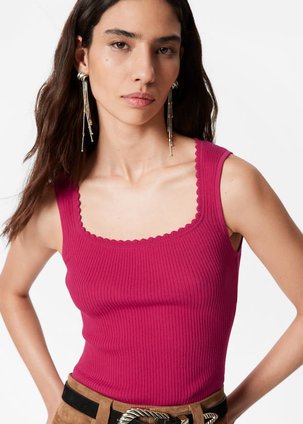 Rib-Knit Tank Top