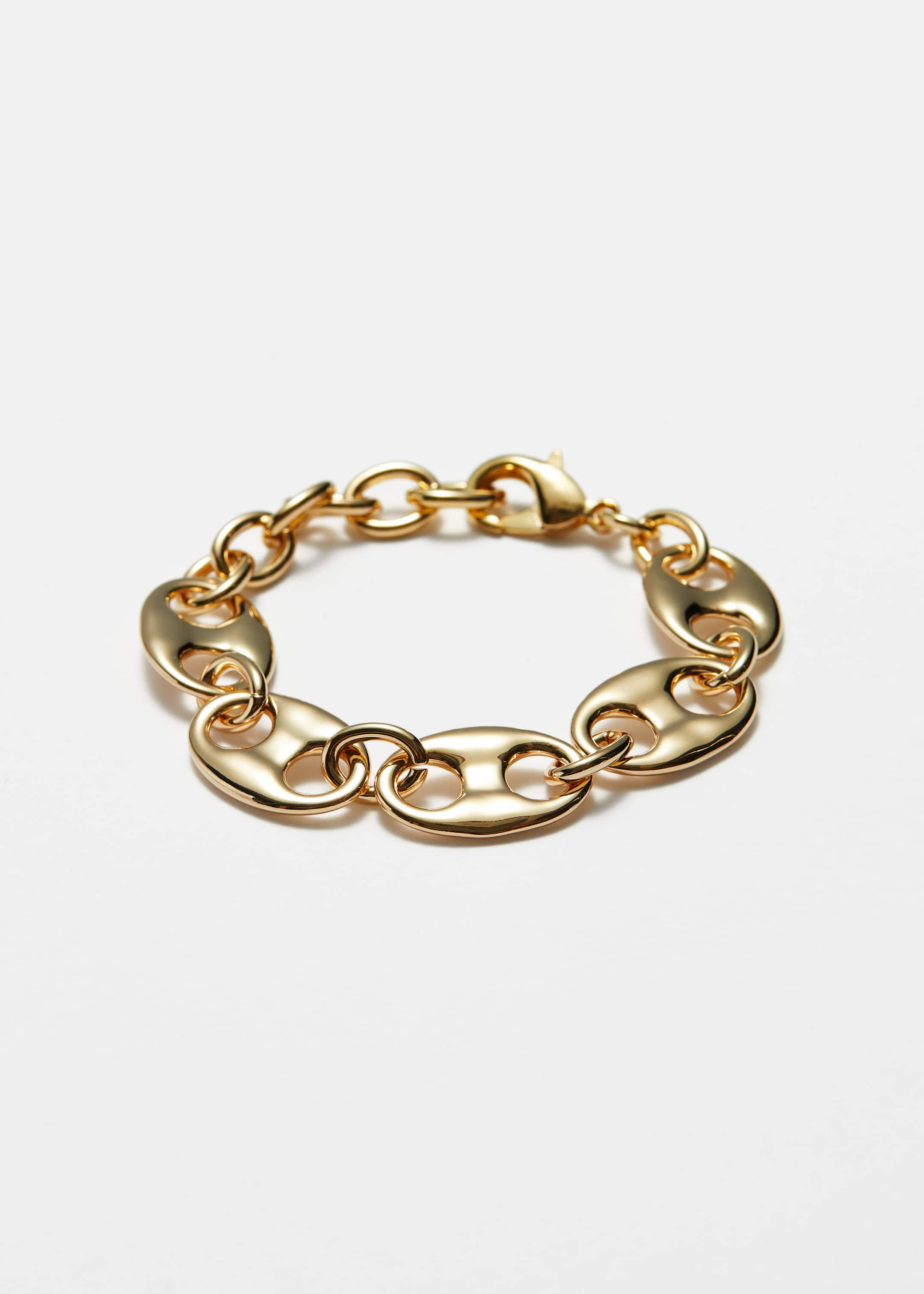 Sculptural Chain Bracelet - Gold - Still Life