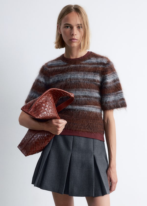 Brushed-Knit T-Shirt