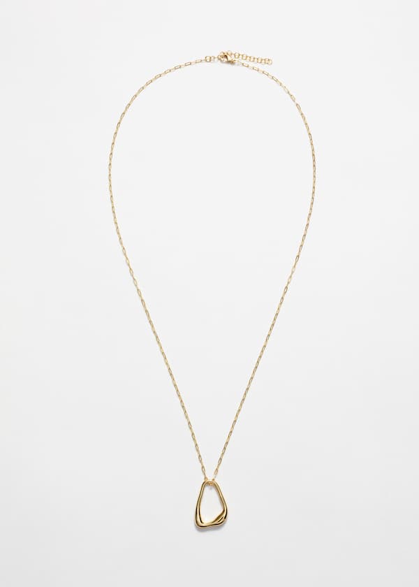 Paperclip Chain Pendant Necklace