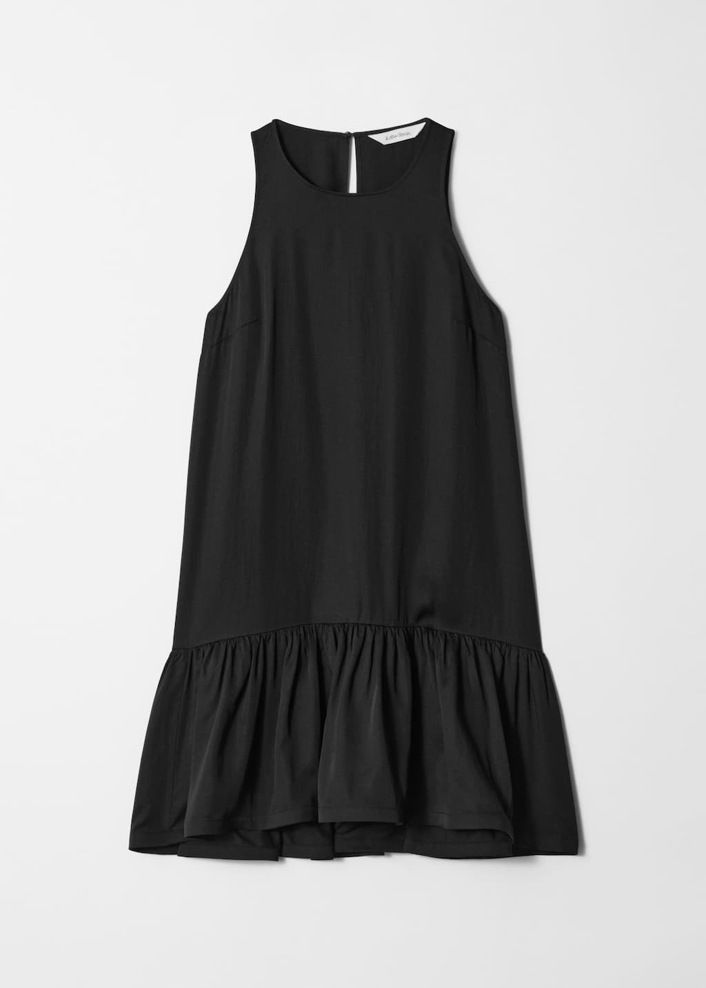 double frill mini dress