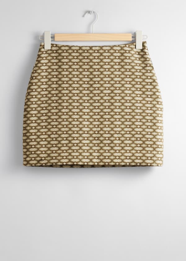 Textured Mini Skirt