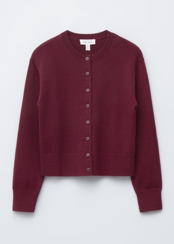 Wool-Blend Cardigan