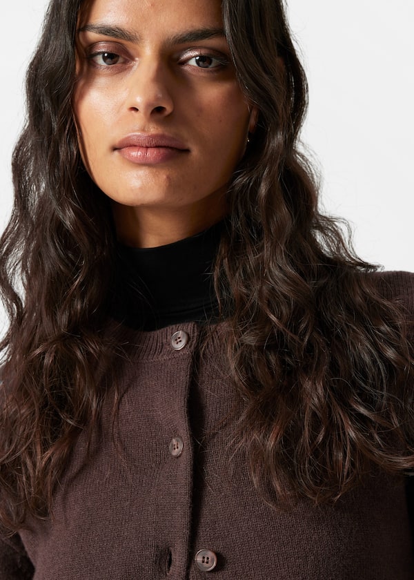 Boxy Merino Wool Cardigan