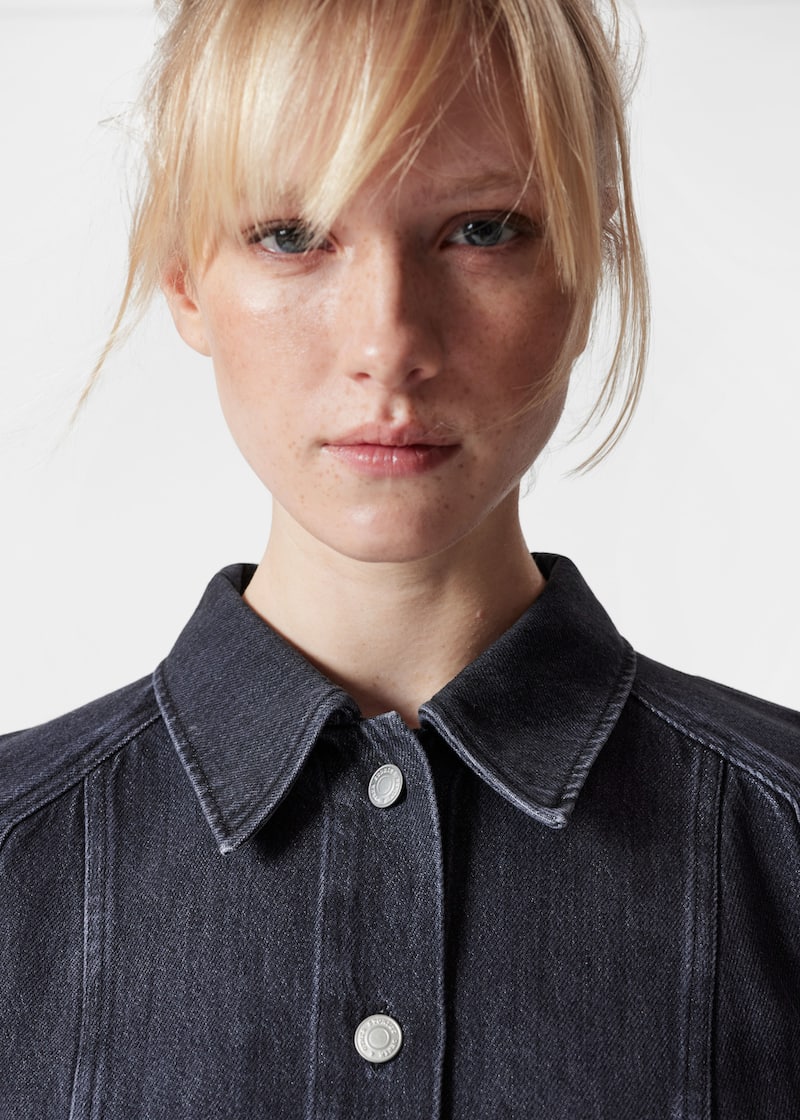 Denim Shirt Mini Dress
