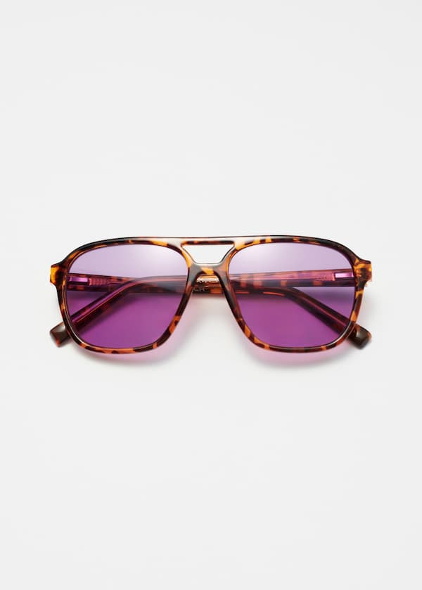 Aviator-Frame Sunglasses