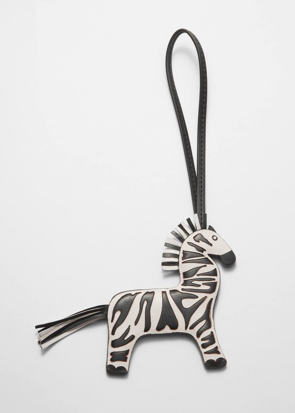 【直営・関税送料込】Zebra bag charm in r Zebra Bag Charm - Black/White - Wallets - & Other Stories