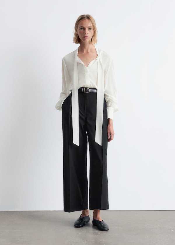 Tailored Press-Crease Trousers