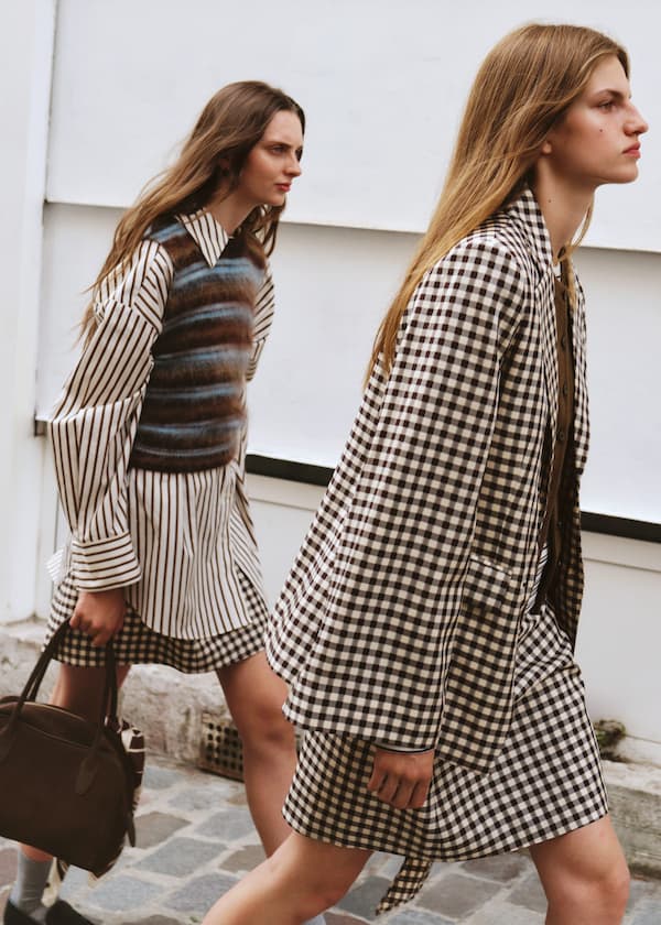 Checkered Blazer