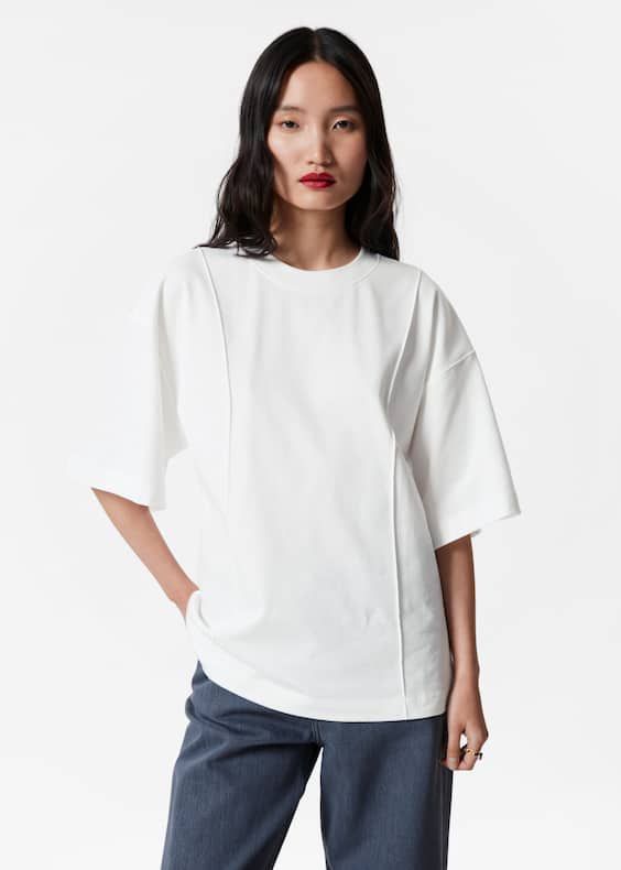 Structured T-shirt