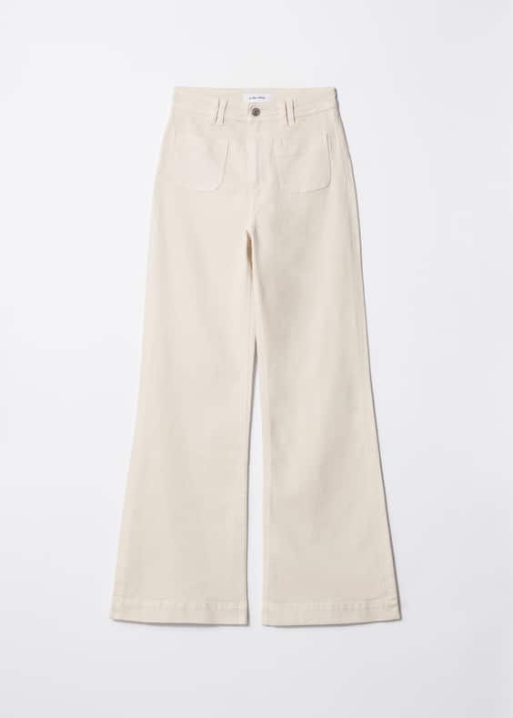High-Waist Flared Jeans