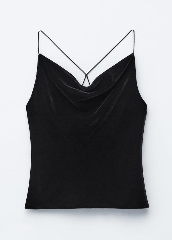 Strappy Velvet Top