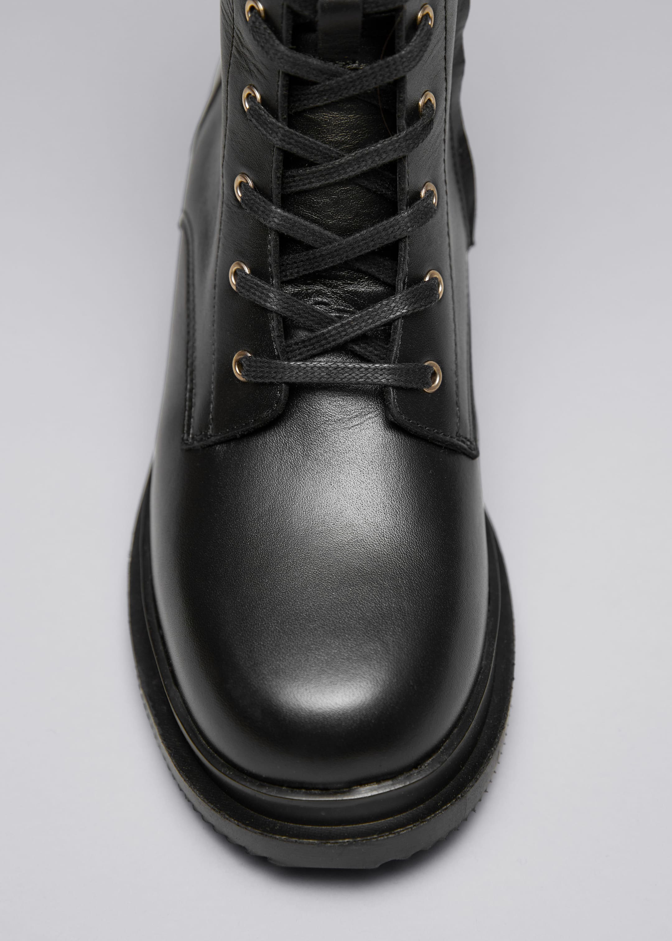 Lace Up Leather Boots Black Other Stories Other Stories NL