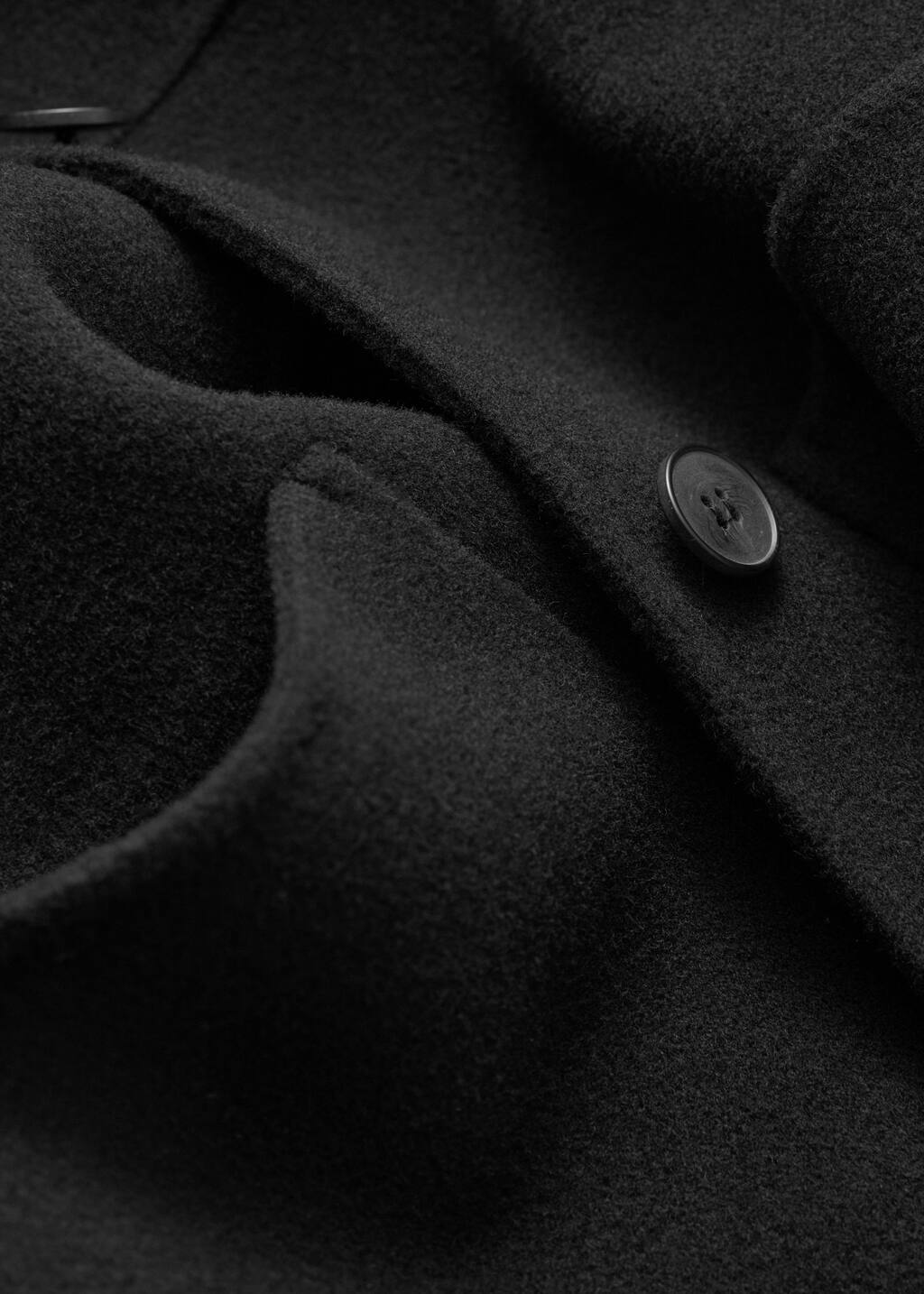 Collared Wool Jacket - Black - Jackets - & Other Stories