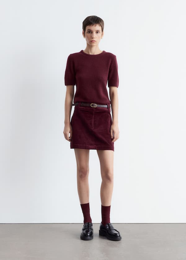 Knitted Cashmere T-shirt
