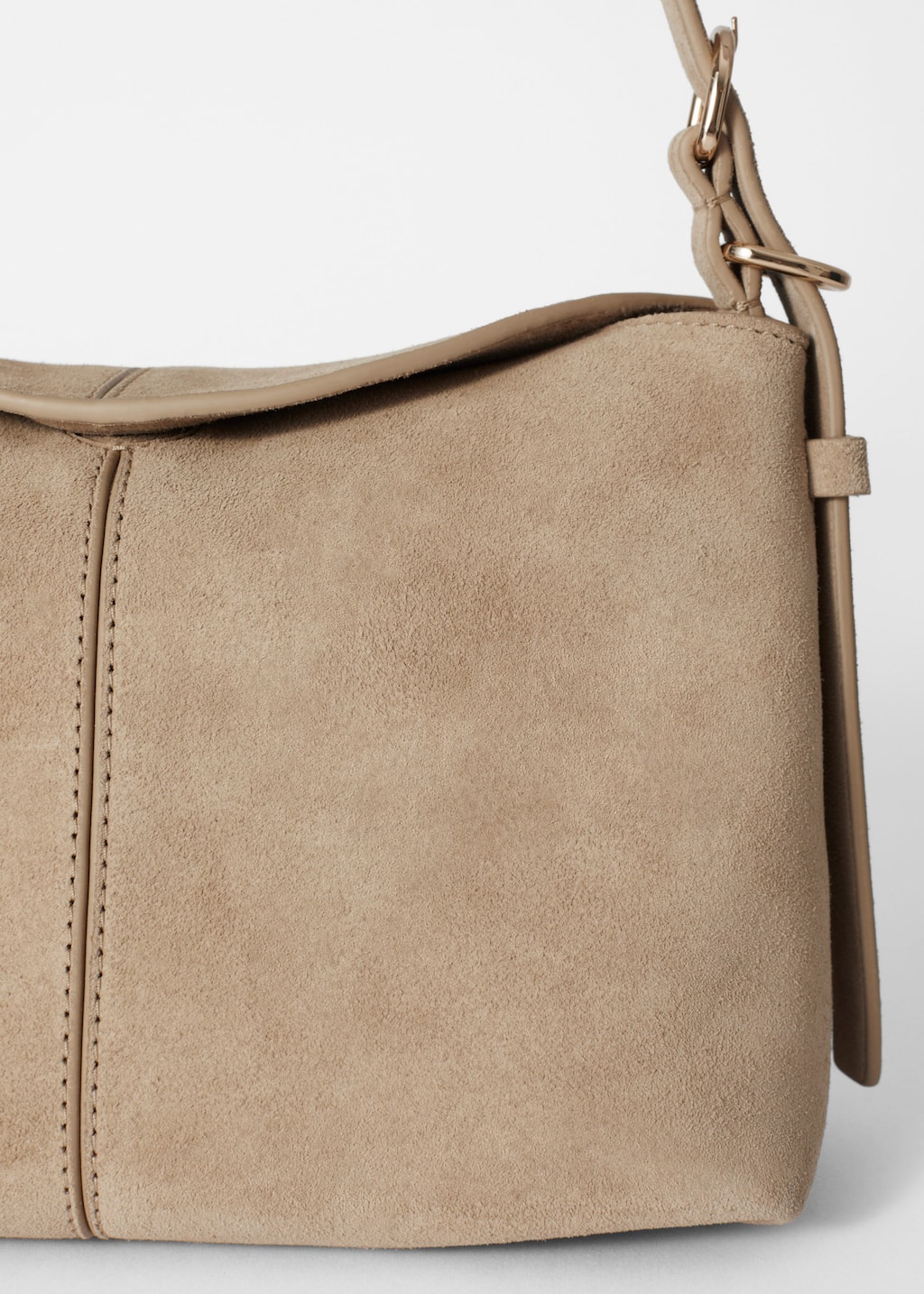 けいちゃん　ピアニスト　ON°オリジナルバッグ Suede mini bag Small Suede Bag - Beige suede - Shoulderbags - & Other Stories