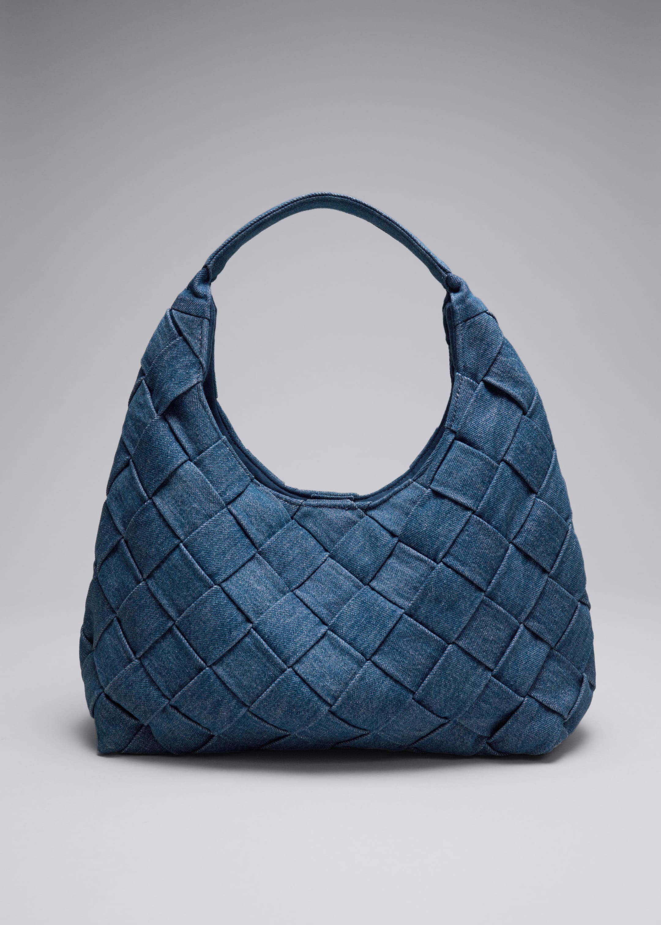 Braided Denim Tote