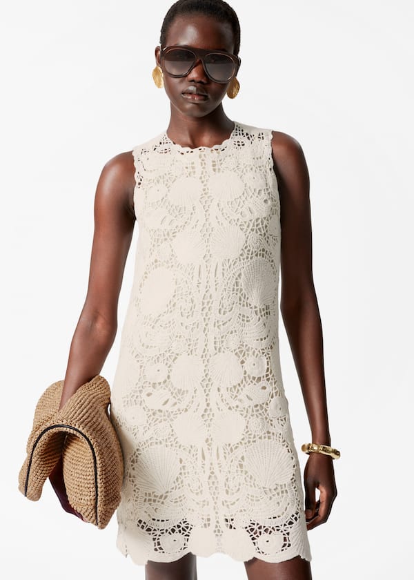 Crochet Mini Dress
