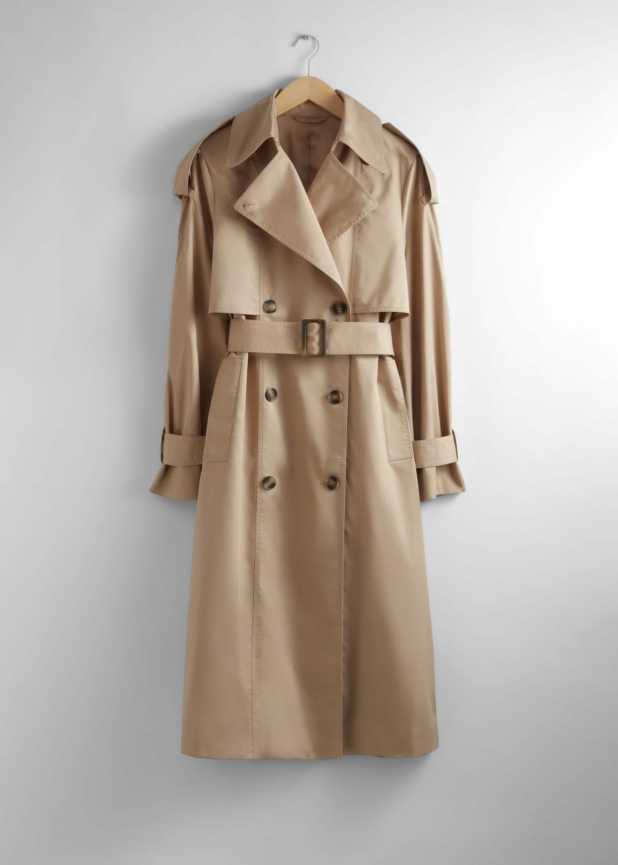 Image of Trench-coat avec ceinture à boucle