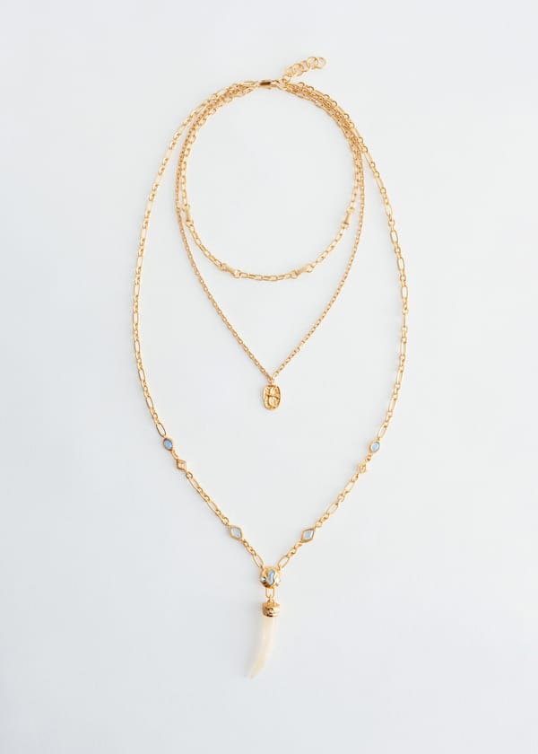 Layered Pendant Necklace