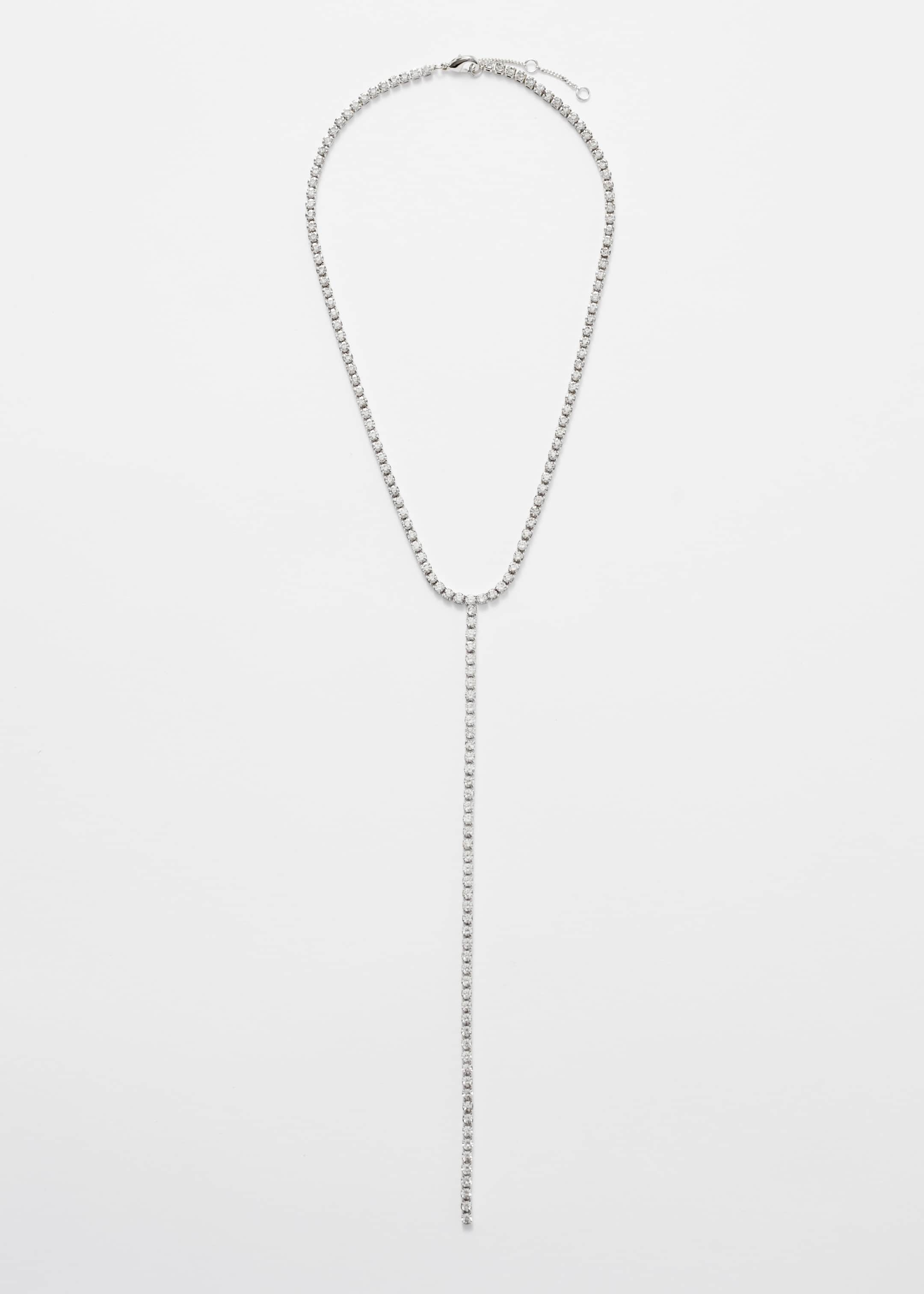 Image of Lariat Rhinestone Necklace