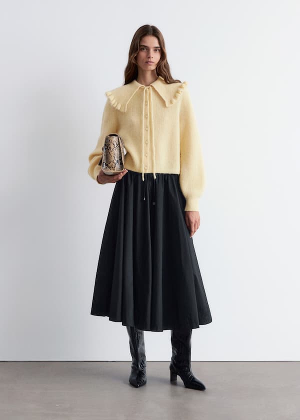 Peter Pan-collar Cardigan