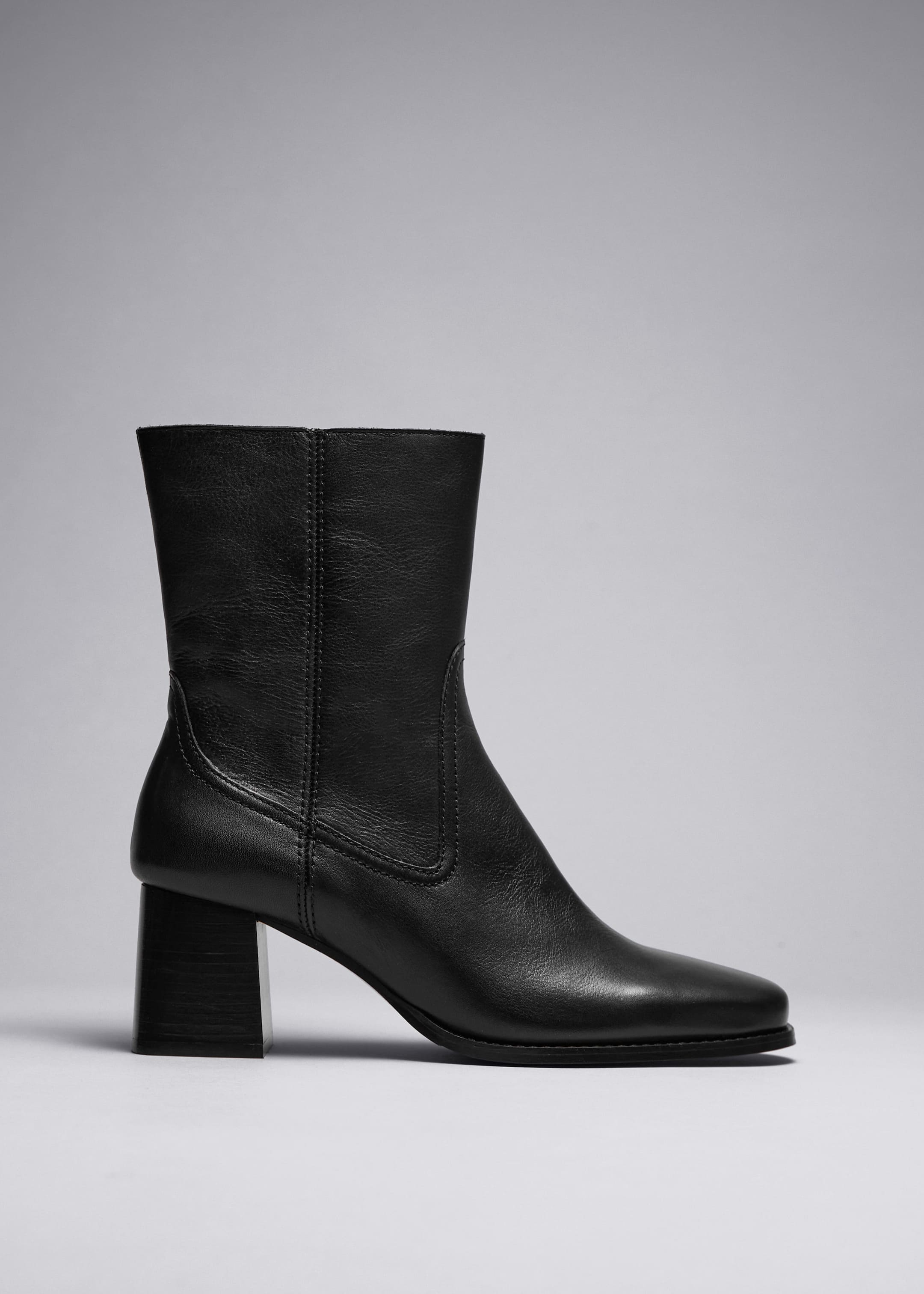 Bottines classiques en cuir