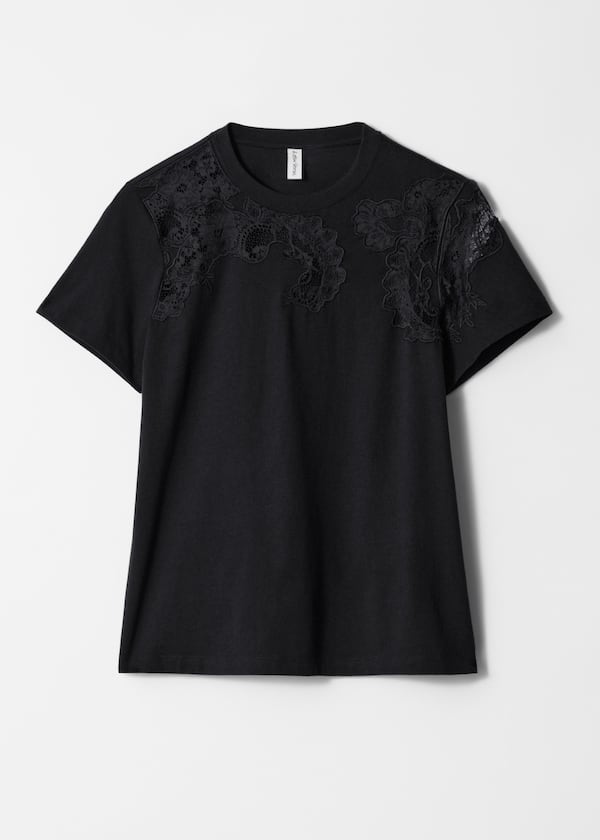 Lace Embroidery T-shirt
