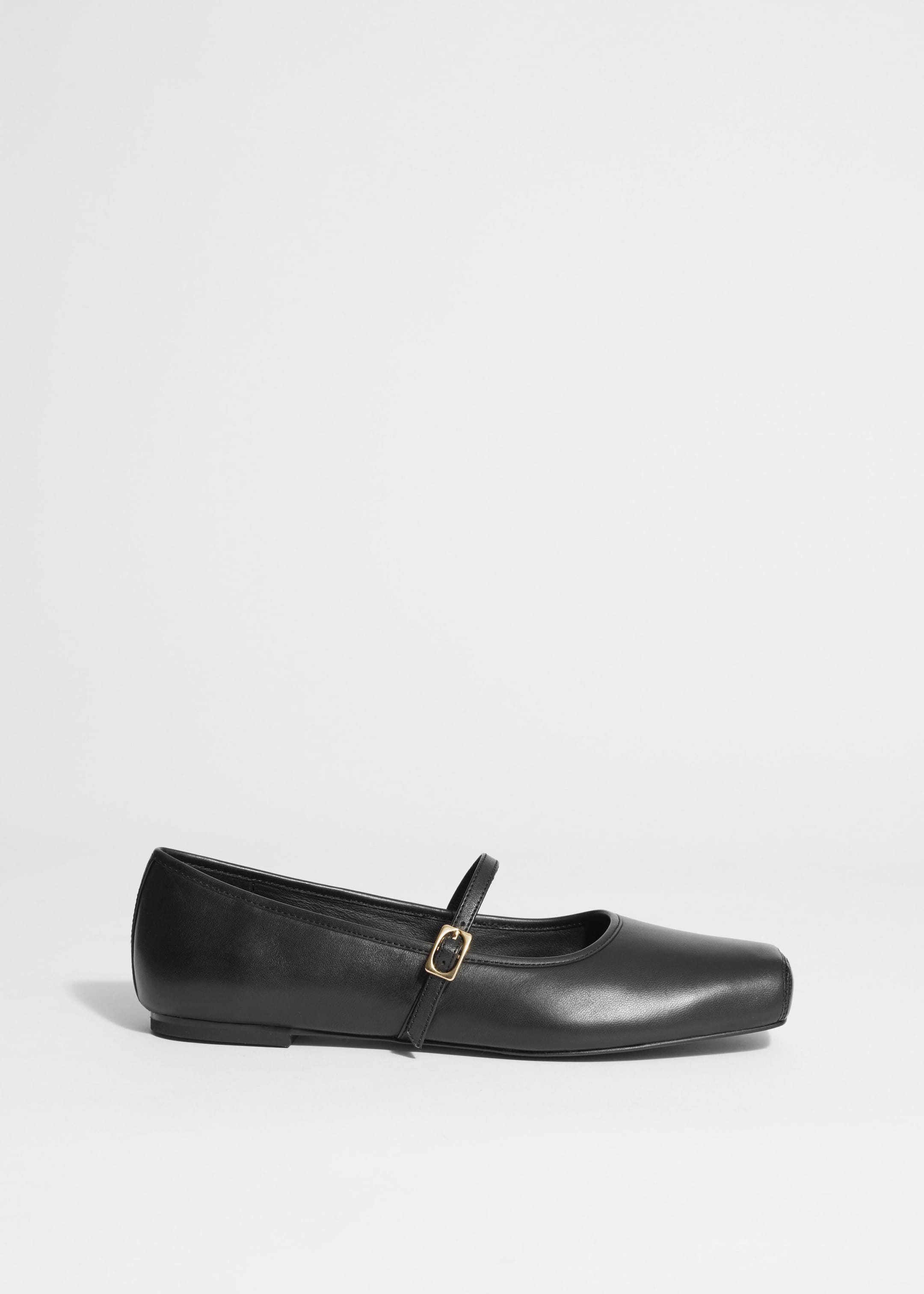 Image of Square-Toe Ballet Flats