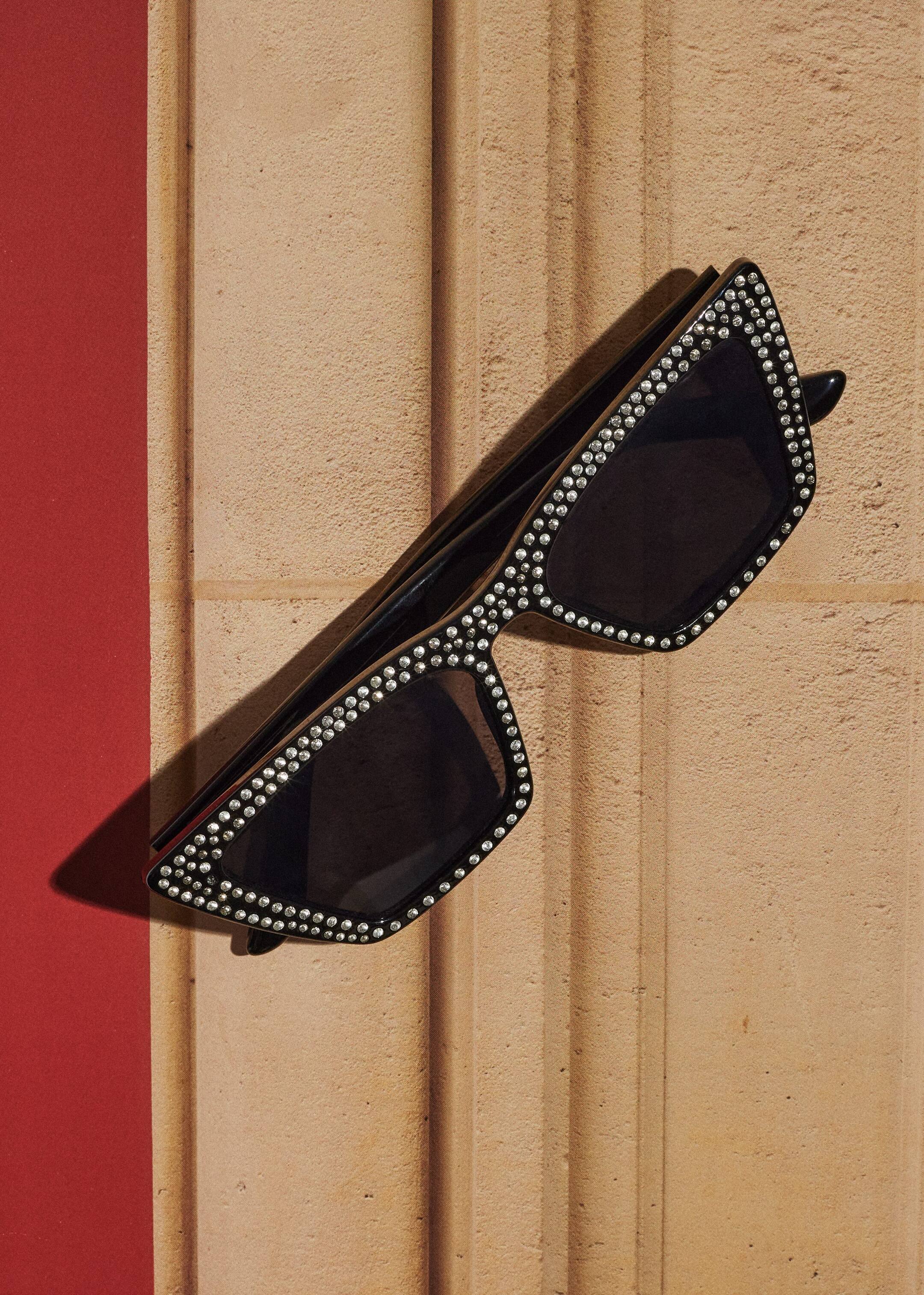 Image of Embellished Cat-Eye Sunglasses