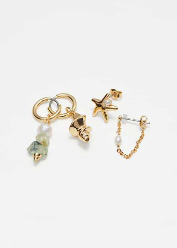 Freshwater Pearl Earrings Set